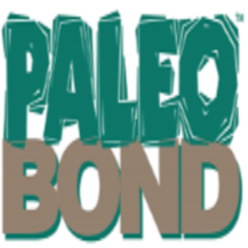 Logo with the words 'PALEO BOND' in green and brown letters.